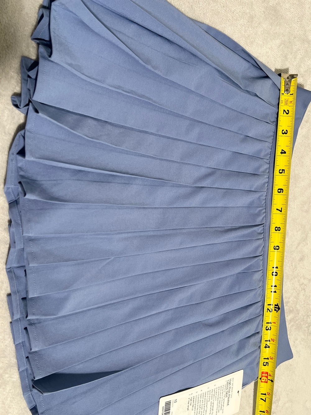 NWT!! Lululemon High-Rise Pleated Tennis Skirt Color Prep Blue. Size 10!! - Picture 14 of 16